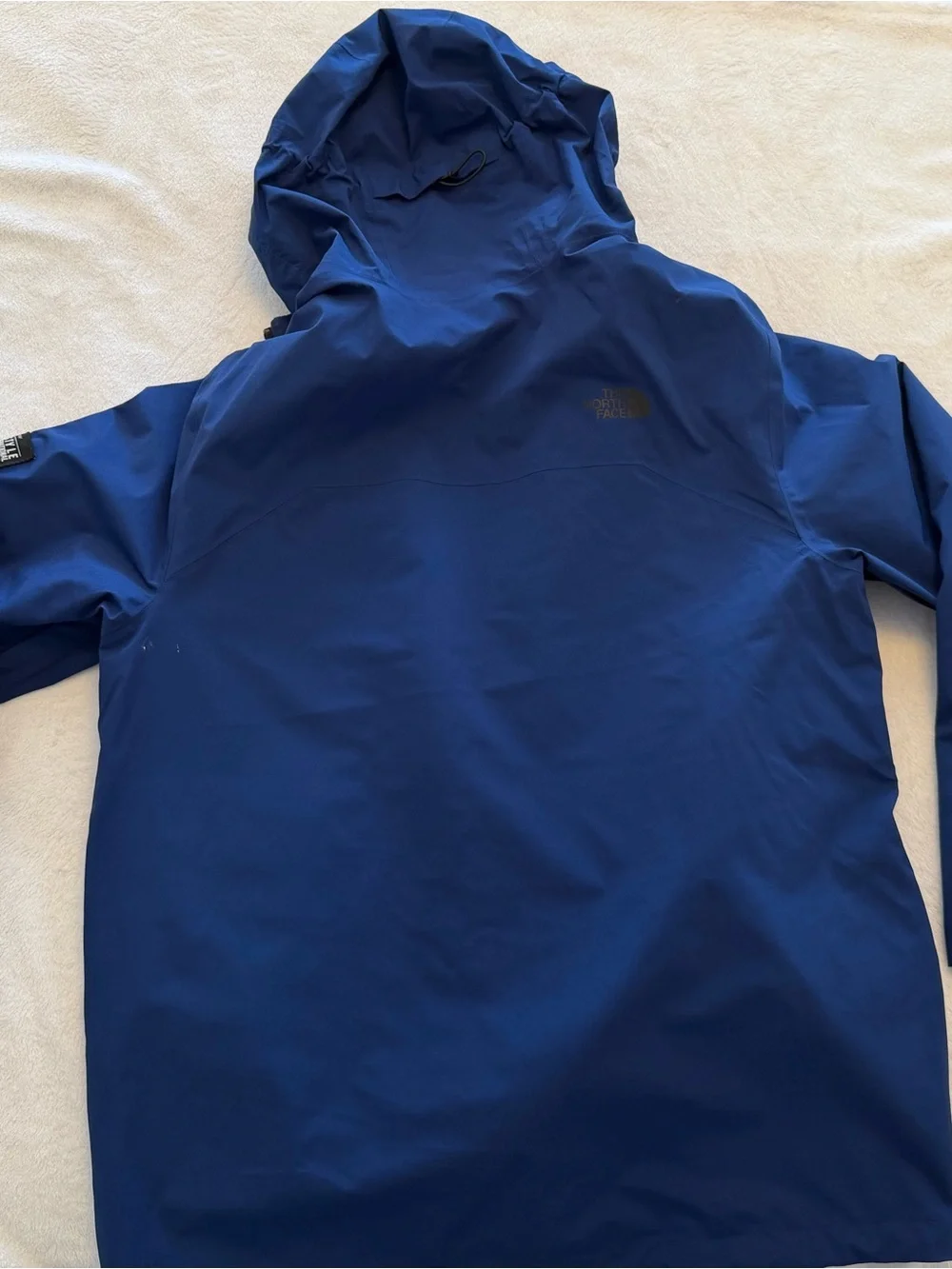 The North Face Men’s Deep Blue Hooded Raincoat with Liner